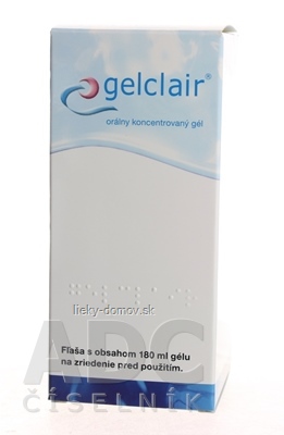 GELCLAIR GEL NA ELIMINÁCIU LÉZIÍ ÚST DUTINY gel ora 1x180 ml