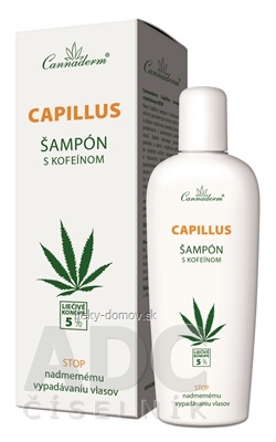 Cannaderm CAPILLUS šampón s kofeínom NEW pri vypadávaní vlasov 1x150 ml