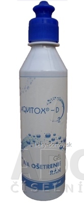 AQVITOX-D gél s aplikátorom na ošetrenie rán 1x250 ml