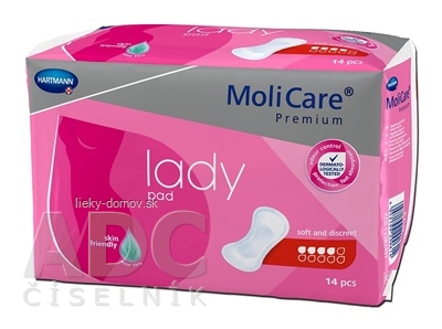 MoliCare Premium lady pad 4 kvapky inkontinenčné vložky 1x14 ks