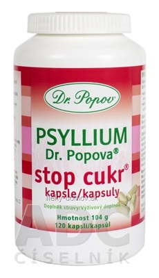DR. POPOV PSYLLIUM STOP CUKR cps 1x120 ks