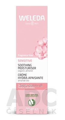 WELEDA Upokojujúci pleťový krém Sensitive s bio mandľovým olejom 1x30 ml