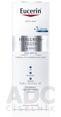 Eucerin HYALURON-FILLER Denný krém Anti-Age pre normálnu a zmiešanú pleť 1x50 ml