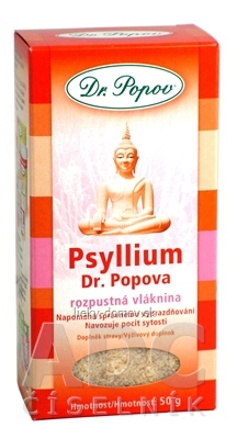 DR. POPOV PSYLLIUM rozpustná vláknina 1x50 g