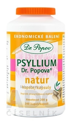 DR. POPOV PSYLLIUM NATUR cps 1x240 ks