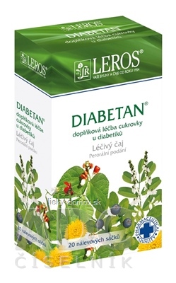 LEROS DIABETAN spc (záparové vrecká) 20x1 g