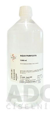 Aqua purificata - FAGRON v plastové liekovke 1x1 l