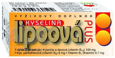 NATURVITA KYSELINA LIPOOVÁ PLUS tbl 1x60 ks