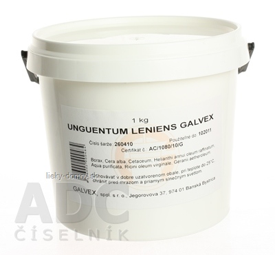 UNGUENTUM LENIENS GALVEX ung 1x1000 g