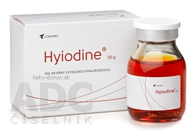 Hyiodine gél na rany s kyselinou hyalurónovou 1x50 g