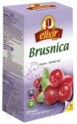 AGROKARPATY BRUSNICA pravá ovocno - bylinný čaj, balené vrecúška, 20x1,5 g (30 g)