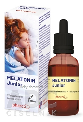 Pharco MELATONIN Junior kvapky, príchuť  lesného ovocia 1x40 ml