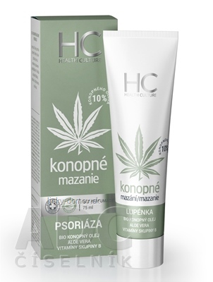 Health culture Konopné mazanie PSORIÁZA ung 1x75 ml