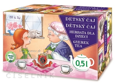 HERBEX DETSKÝ ČAJ rozprávkový bylinný čaj 20x3 g (60 g)