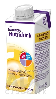 Nutridrink s banánovou príchuťou 1x200 ml