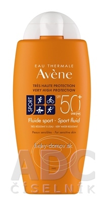 AVENE FLUIDE SPORT SPF50+ sport fluid, veľmi vysoká ochrana 1x100 ml