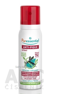 PURESSENTIEL SPREJ proti bodavému hmyzu repelent 1x75 ml