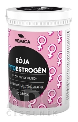 VEMICA SÓJA FytoEstrogén prášok (30 dávok) 1x180 g