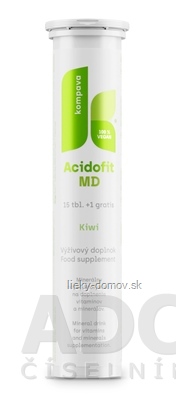 kompava ACIDOFIT MD KIWI tbl eff (15+1 grátis) 1x16 ks