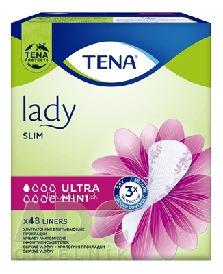 TENA Lady Slim Ultra Mini inkontinenčné slipové vložky 1x48 ks