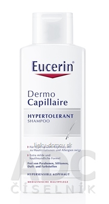Eucerin DermoCapillaire Hypertolerantný šampón na citlivú a alergickú pokožku 1x250 ml