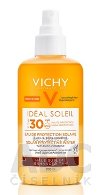 VICHY Idéal Soleil PROT WATER SPF 30 R18 ochranná voda s betakaroténom (MB054500) 1x200 ml