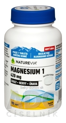 NATUREVIA MAGNESIUM 1 - 420 mg tbl 1x90 ks