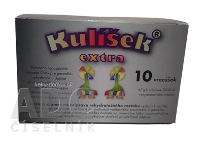 Kulíšek extra prášok na prípravu nápoja vo vrecúškach 10x6,7 g