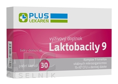 PLUS LEKÁREŇ Laktobacily 9 cps 1x30 ks