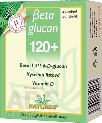 NATURES Betaglucan 120+ cps 1x30 ks