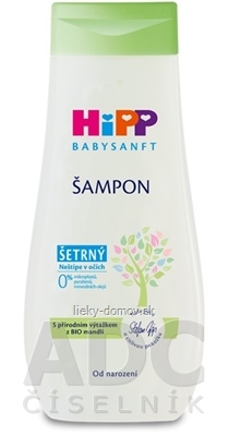 HiPP BABYSANFT Šampón šetrný, s výťažkom z Bio mandlí (inov.2022) 1x200 ml