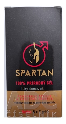 SPARTAN vrecúška, 100% prírodný gél, 6x7 g (42 g)