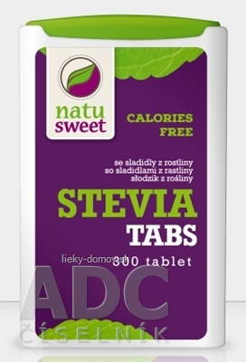 NATUSWEET STEVIA TABS sladidlo, tablety 1x300 ks