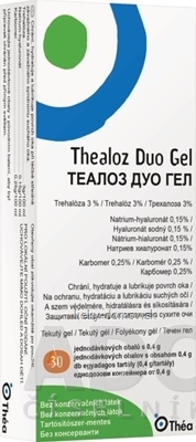 Thealoz Duo Gel tekutý očný gél 30x0,4 g