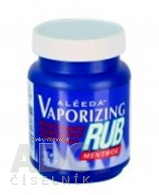 ALÉEDA VAPORIZING RUB MENTHOL balzam 1x150 ml