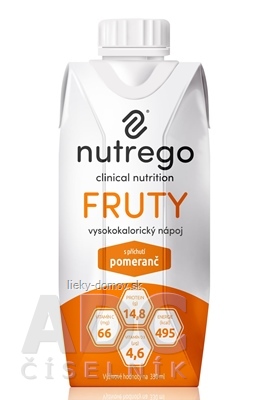 Nutrego FRUTY s príchuťou pomaranč 12x330 ml