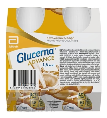 Glucerna ADVANCE 1,6 kcal kávová príchuť 24x220 ml
