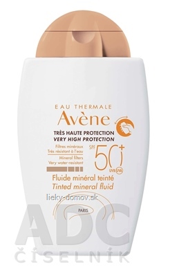 AVENE FLUIDE MINÉRAL TEINTÉ SPF50+ tónovací minerálny fluid (veľmi vysoká ochrana) 1x40 ml