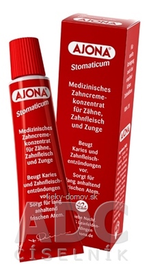 AJONA STOMATICUM zubná pasta 1x25 ml