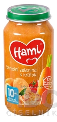 Hami príkrm Záhradná zelenina s morkou (od ukonč. 10. mesiaca) 1x250 g