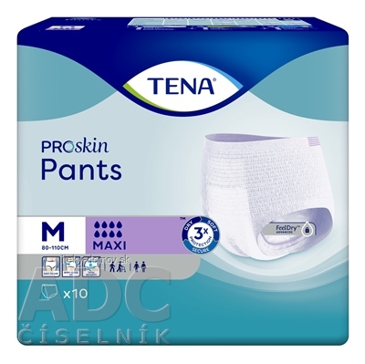 TENA Pants Maxi M naťahovacie inkontinenčné nohavičky 1x10 ks