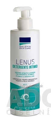 GALENIA LENUS DETERGENTE INTIMO upokojujúci čistiaci gél na intímnu hygienu 1x250 ml