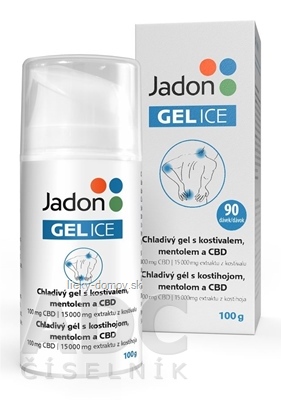Jadon GEL ICE chladivý gél s kostihojom, mentolom a CBD 1x100 g
