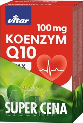 VITAR KOENZYM Q10 MAX 100 mg DUOPACK cps 2x60 ks (120 ks), 1x1 set