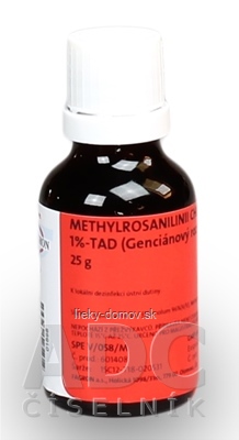 Methylrosanilinii chloridi solutio 1% - FAGRON v liekovke 1x25 g