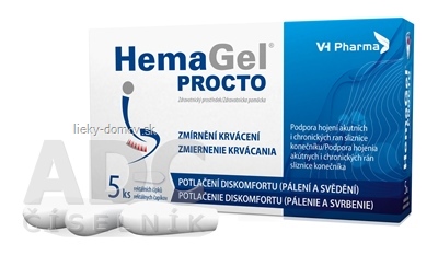 HemaGel PROCTO čapík rektálny 1x5 ks