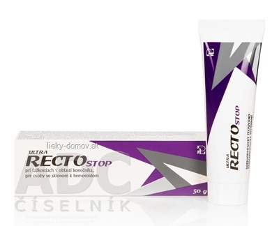 RECTOSTOP ULTRA krém pri ťažkostiach v oblasti konečníka a sklonoch k hemoroidom 1x50 g