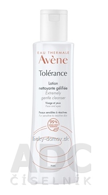 AVENE TOLÉRANCE LOTION NETTOYANTE GÉLIFIÉE velmi jemný odličovač 1x200 ml