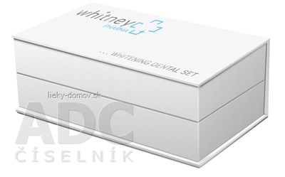 WhitneyPHARMA whitening dental set gél na bielenie zubov inj. 3x3 ml + náustok + UV LED, 1x1 set
