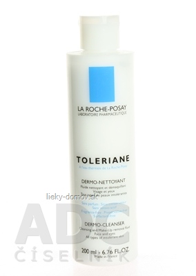 LA ROCHE-POSAY TOLERIANE DERMO-NETTOYANT odličovacia čistiaca emulzia na tvár a oči (0007170143) 1x200 ml